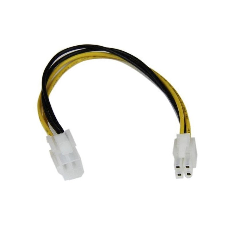 Cable de alimentación StarTech.com - Macho/hembra, 0, 204 m, ATX (4-pin)