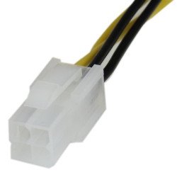 Cable de alimentación StarTech.com - Macho/hembra, 0, 204 m, ATX (4-pin)