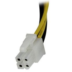 Cable de alimentación StarTech.com - Macho/hembra, 0, 204 m, ATX (4-pin)