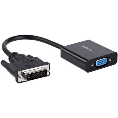 Convertidor DVI a VGA StarTech.com DVI2VGAE - VGA, Negro