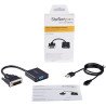 Convertidor DVI a VGA StarTech.com DVI2VGAE - VGA, Negro