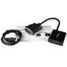 Convertidor DVI a VGA StarTech.com DVI2VGAE - VGA, Negro