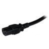 Cable de alimentación StarTech.com - Macho/Macho, 2, 4 m, NEMA 5-15P, Negro, 15