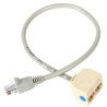 Cable Adaptador Splitter RJ45 StarTech.com RJ45SPLITTER - Gris, Macho/