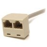 Cable Adaptador Splitter RJ45 StarTech.com RJ45SPLITTER - Gris, Macho/hembra