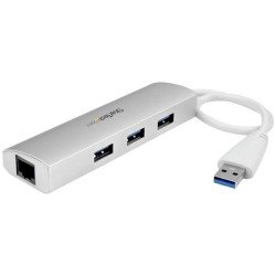 Hub USB StarTech.com ST3300G3UA - 5000 Mbit/s, Plata