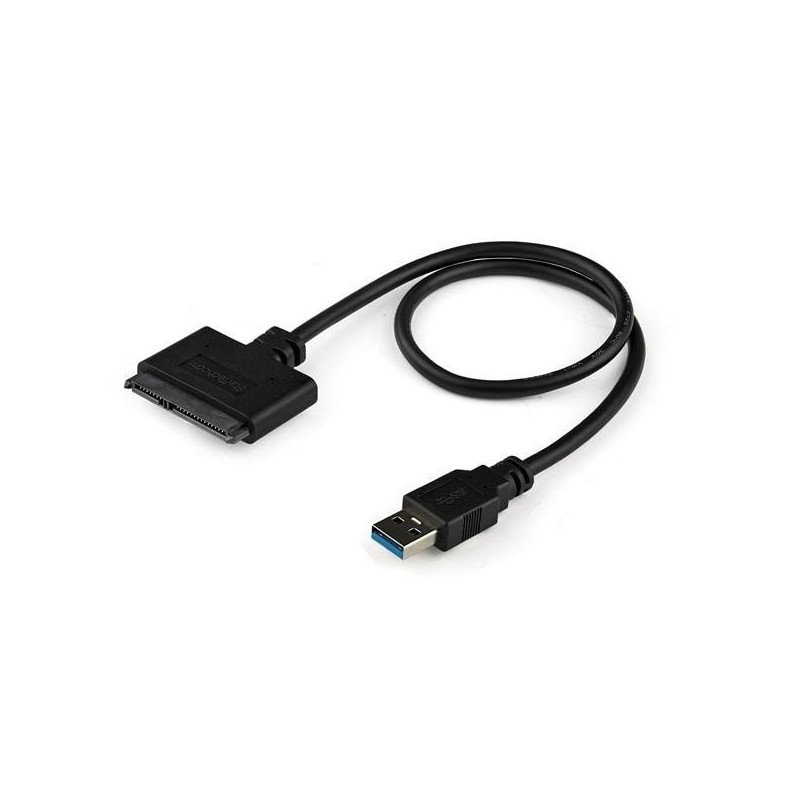 Cable adaptador USB StarTech.com USB3S2SAT3CB - SATA, Macho/Macho, Negro