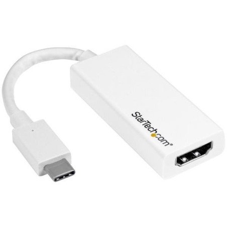 Adaptador de Video USB-C a HDMI StarTech.com CDP2HDW - Color blanco, H
