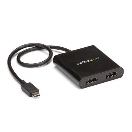 Divisor Splitter MST USB C StarTech.com MSTCDP122HD - Negro, HDMI