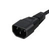 Cable extensor StarTech.com - Macho/hembra, 0, 9 m, C13 coupler, C14 coupler, Negro