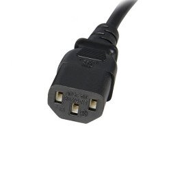 Cable extensor StarTech.com - Macho/hembra, 0, 9 m, C13 coupler, C14 coupler, Negro