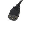 Cable extensor StarTech.com - Macho/hembra, 0, 9 m, C13 coupler, C14 coupler, Negro