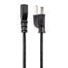 Cable de alimentación StarTech.com - Macho/Macho, 3, 7 m, NEMA 5-15P, 