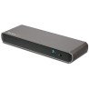 Dock Thunderbolt 3 StarTech.com TB3DK2DPPD - Negro, Gris, Aluminio, De plástico, Universal