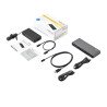 Dock Thunderbolt 3 StarTech.com TB3DK2DPPD - Negro, Gris, Aluminio, De plástico, Universal
