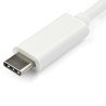 Adaptador USB-C a VGA StarTech.com - Color blanco