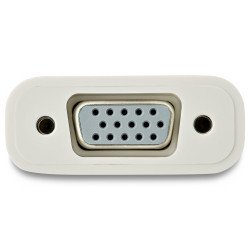 Adaptador USB-C a VGA StarTech.com - Color blanco