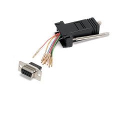 StarTech.com Adaptador Conversor Modular DB9 Serie a RJ45 Hembra a Hembra