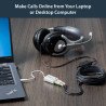 StarTech.com Adaptador de Auriculares con Micrófono Mini-Jack 3,5mm 4 pines a Conectores de Auriculares y de Micrófono - M a