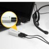 StarTech.com Adaptador de Auriculares con Micrófono Mini-Jack 3,5mm 4 pines a Conectores de Auriculares y de Micrófono - M a