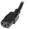 Cable de alimentación StarTech.com - Macho/hembra, 1.83 m, C13 coupler, Negro