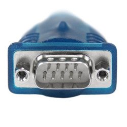Cable Adaptador USB a serie RS232 StarTech.com ICUSB232V2 - USB 2.0, RS232 DB9, Macho/Macho, Azul, Plata