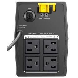 No-Break APC - 600 VA, 320 W, Negro, Hogar