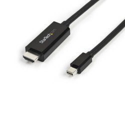 Adaptador StarTech.com MDP2HDMM3MB - Negro, Mini DisplayPort, HDMI, Ma