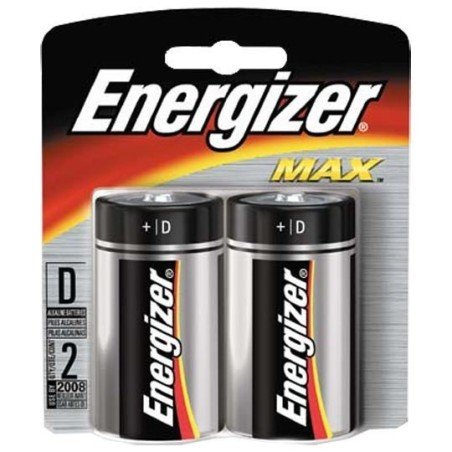 Pila Energizer Max D pila alcalina blister con 2 pilas 