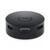 Adaptador Móvil Dell 470-ACWN - Negro, Adaptador