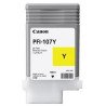 Tanque de tinta Canon para imagePROGRAF PFI-107y amarillo 130ml