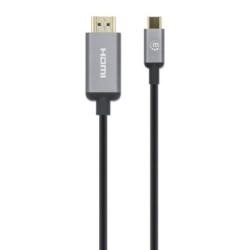 Cable Manhattan MH, 4K@60Hz, 2 m, HDMI tipo A (Estándar) a USB Tipo C, Macho, Macho, recto