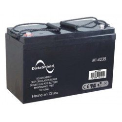 Batería DataShield MI-4235 - 100 Ah, Sistemas solares y/o inversores cargadores solares, 12 V, Negro
