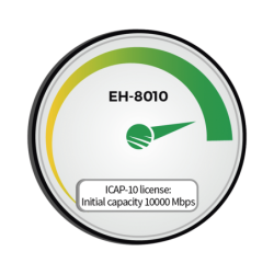 Capacidad inicial 10,000 Mbps (10gbps) para eh-8010