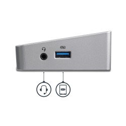 Dock USB-C StarTech.com DK30CH2DPPD - Negro, Docking