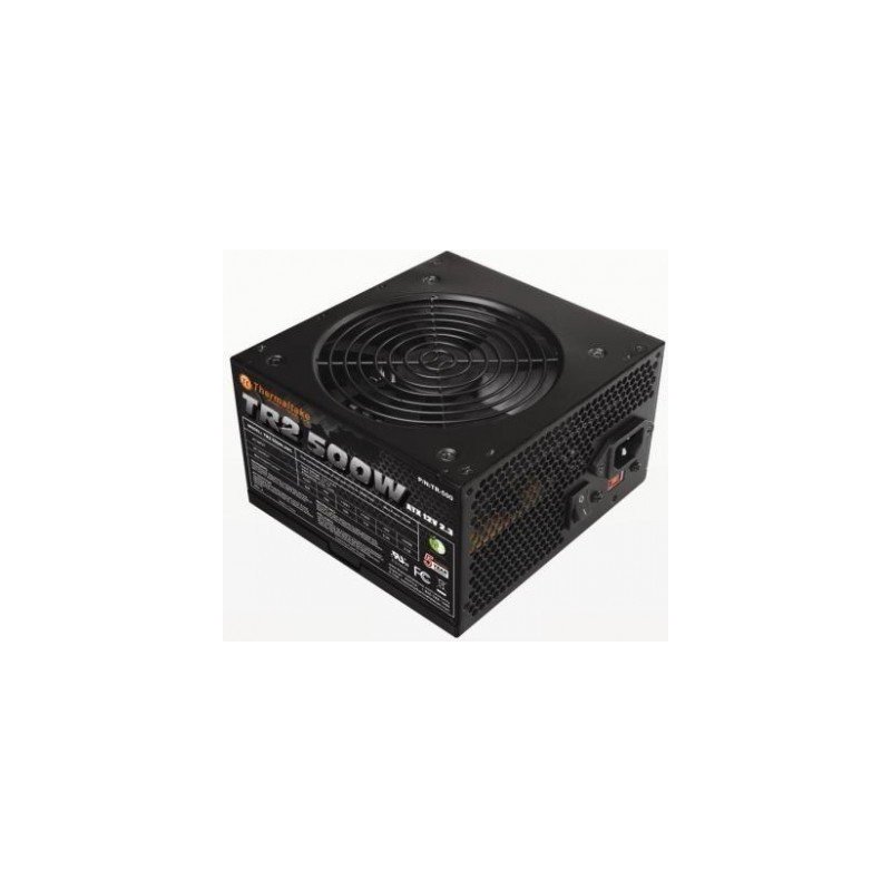 Fuente de poder ThermalTake TR2 - 500 W, 115 - 230 V, 50 - 60 Hz, PC, Negro