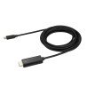 Cable Adaptador USB C a HDMI StarTech.com CDP2HD3MBNL - 3 m, USB C, HDMI, Negro
