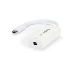 Adaptador de Video Externo USB C StarTech.com CDP2MDP - Color blanco, USB C