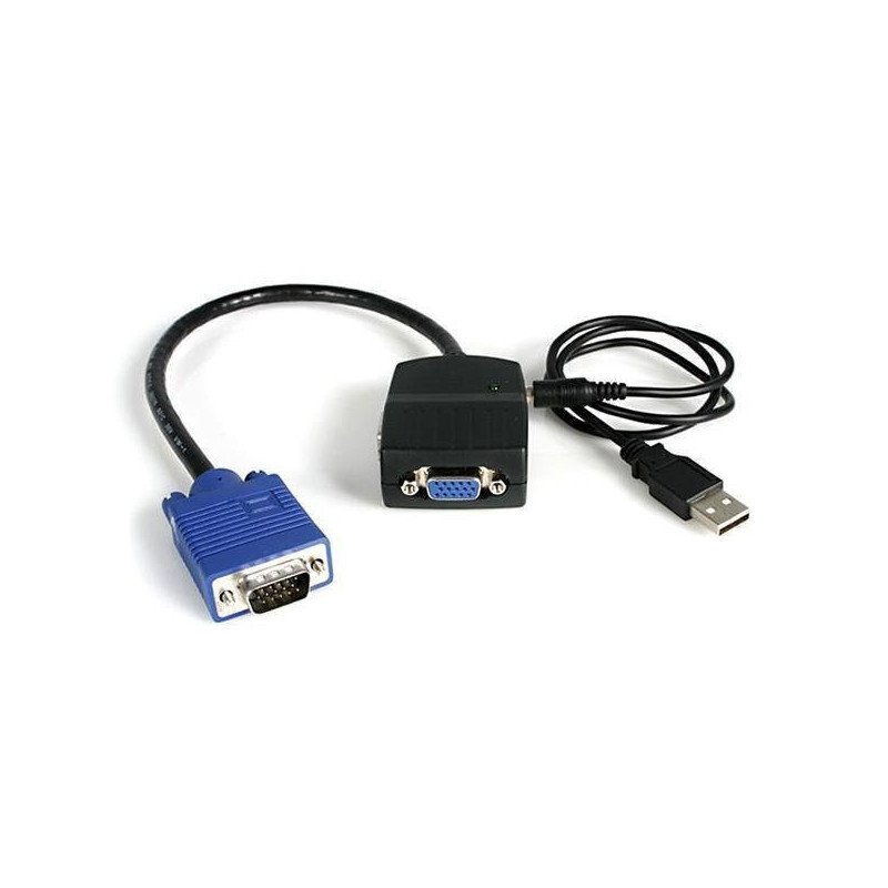 Mini duplicador divisor de video VGA StarTech.com ST122LE - Negro, VGA