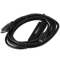 Cable Adaptador USB C a HDMI StarTech.com CDP2HDMM2MB - 2 m, USB C, HDMI, Negro