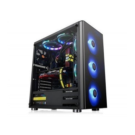 Gabinete ThermalTake V200 + fuente CA-3K8-60M1WU-00 - Midi-Tower, PC, 