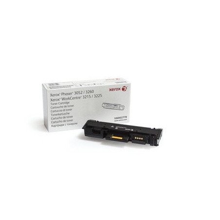 Cartucho tóner Xerox - 3000 páginas, Negro, Negro