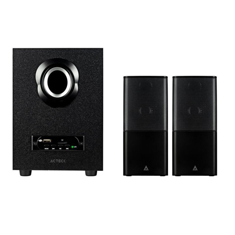 Bocinas multimedia 2.1 Bluetooth Acteck AC-922067 - 2.1, 11 W, Negro