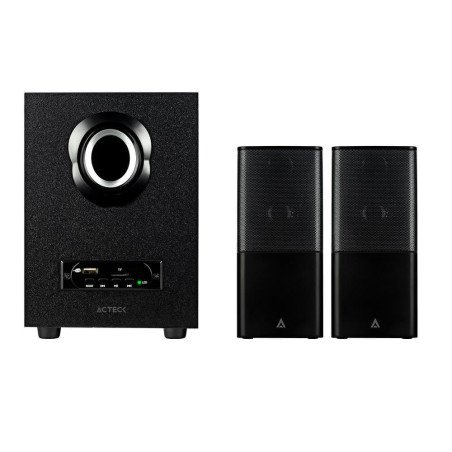 Bocinas multimedia 2.1 Bluetooth Acteck AC-922067 - 2.1, 11 W, Negro