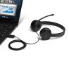 Diadema Lenovo 4XD0X88524, Alámbrico, Oficina/Centro de llamadas, 20 - 20000 Hz, 137 g, Auriculares, Negro