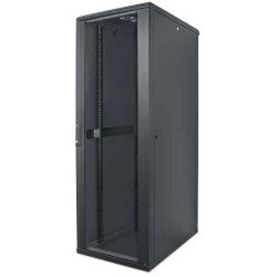 Gabinete rack Intellinet 26 ur, 1284 (al) x 600 (an) x 800 (prof) mm, negro