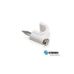 Para Cable coaxial RG59. Clavo De 3/4 de pulgada (19 cm) para concreto