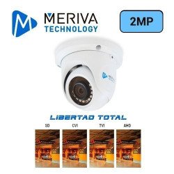 MERIVA - CAMARA HD - MBASHD3202 La cámara bala MBASHD3202 es una cámara domo de alta definición que cuenta con tecnología AHD /