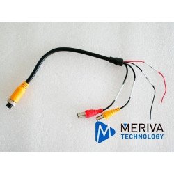 MVA-BNCDIN - Meriva Technology Cable convertidor DIN de aviación a BNC Ideal para realizar integraciones de cámaras con conector