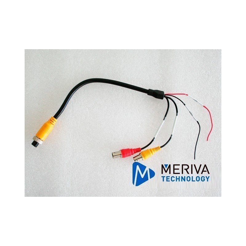 MVA-BNCDIN - Meriva Technology Cable convertidor DIN de aviación a BNC Ideal para realizar integraciones de cámaras con conector